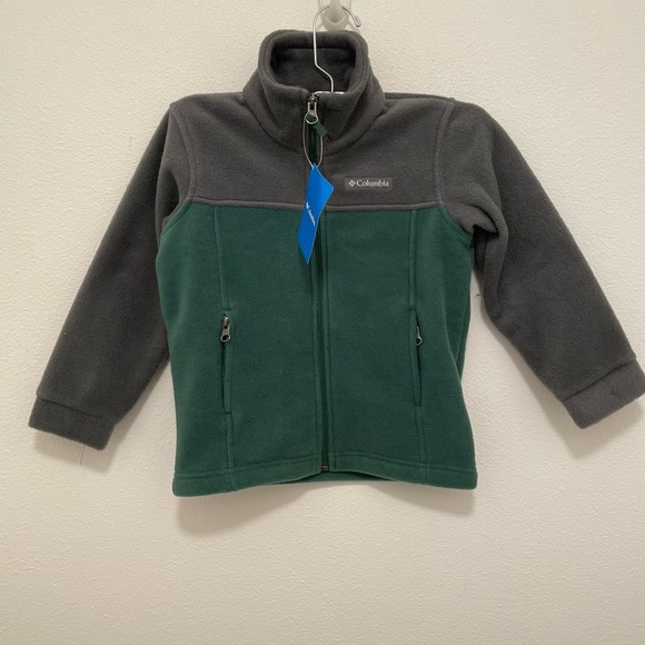 Columbia Other - Columbia Green & Gray Kids Fleece NWT Size XXS 4/5
